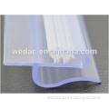 Plastic shelf sign gripper